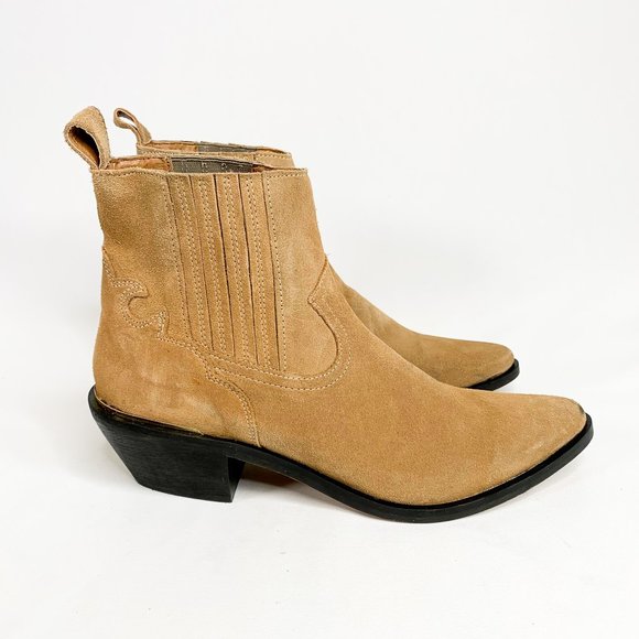 Urban Outfitters Shoes - UO Tina Suede Western Boot / URBAN OUTFITTERS